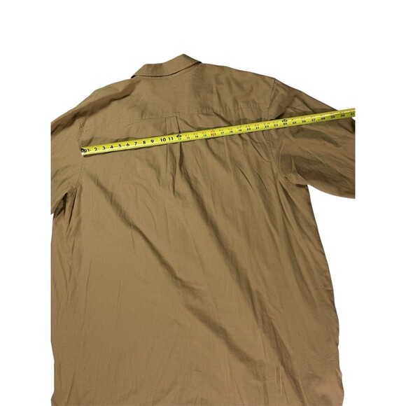 Ava & Viv Women's Long Sleeve Tan Relaxed Fit Button-Down Shirt Sz 3x - Picture 9 of 15